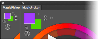 MagicPicker Rueda de color con grandes muestras MagicPicker Rueda de color con grandes muestras