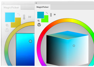 MagicPicker Farbrad Farbtemperaturwechsel