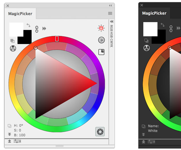 Traditional Color Wheel (RYB, Johannes Itten's Color Wheel Wheel) in Photoshop and Illustrator