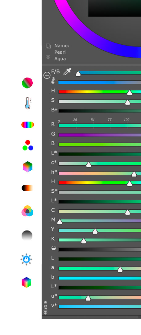 Color Temperature Wheel Color Temperature Wheel