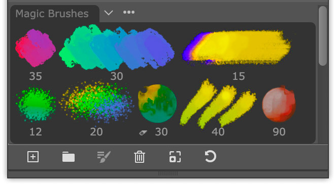 New brush stroke types