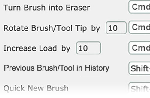 Keyboard shortcuts to MagicSquire features