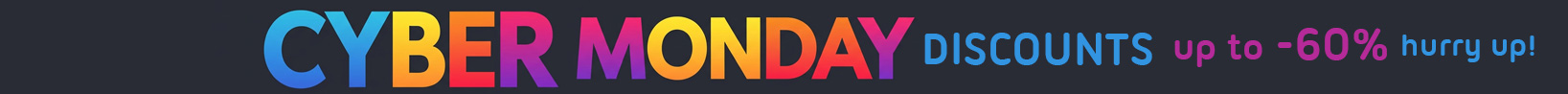 Hurry up! Post-Black Friday discounts -60% ending soon Hurry up! Post-Black Friday discounts -60% ending soon