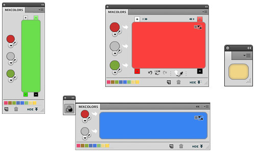 MixColors: Beliebiges Skalieren MixColors: Beliebiges Skalieren