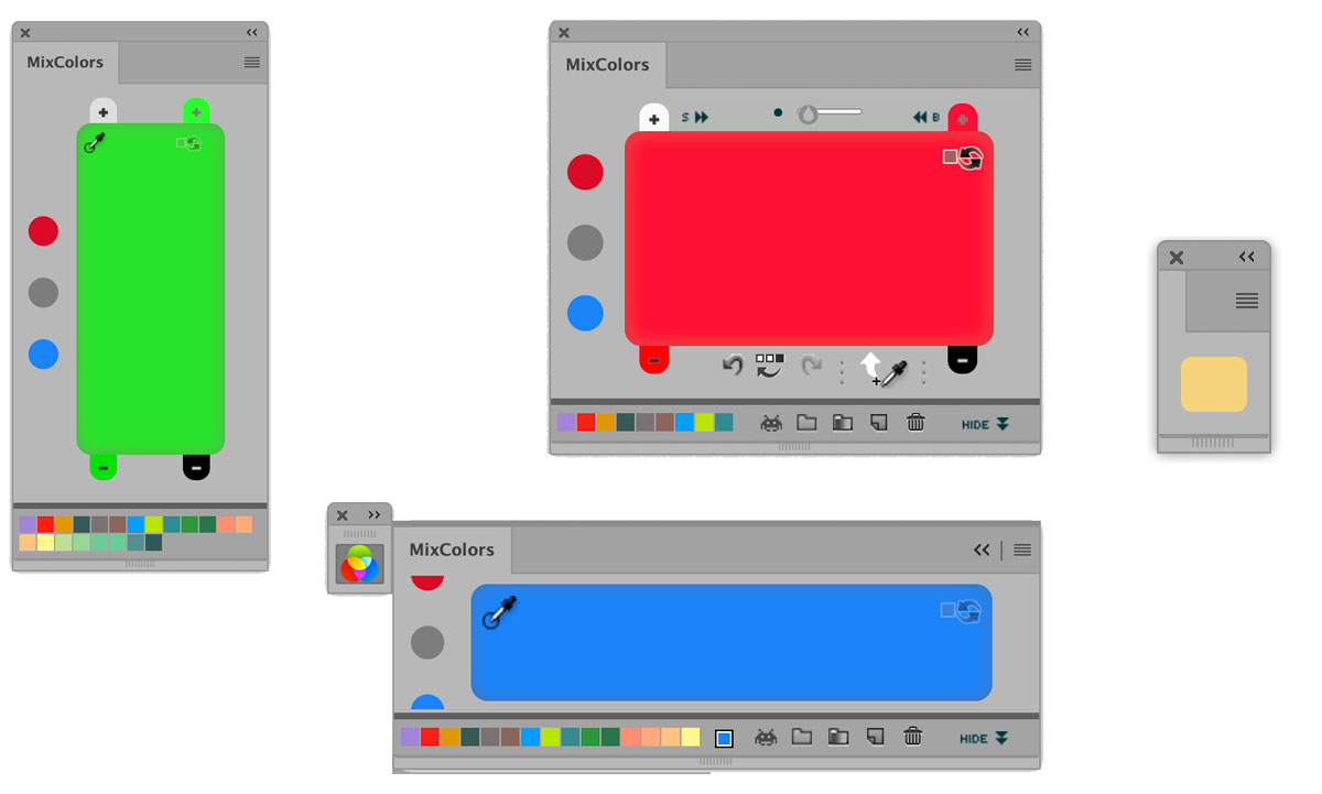 Photoshop MixColors: Escala arbitraria