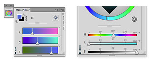 MagicPicker Rueda de Colores y selector de colores - ejemplo 4 MagicPicker Rueda de Colores y selector de colores - ejemplo 4