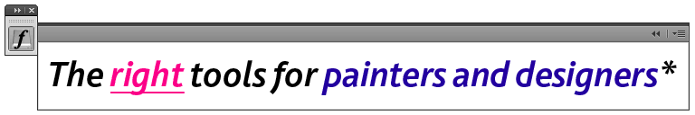 The right  tools for digital painters *made by continuous feedback from artists all over the world