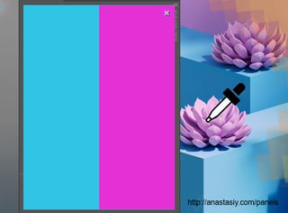 MagicPicker comparing two colors sampled from artwork MagicPicker comparing two colors sampled from artwork